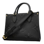 Louis Vuitton Handbag Monogram Empreinte On The Go PM Noir 2-Way