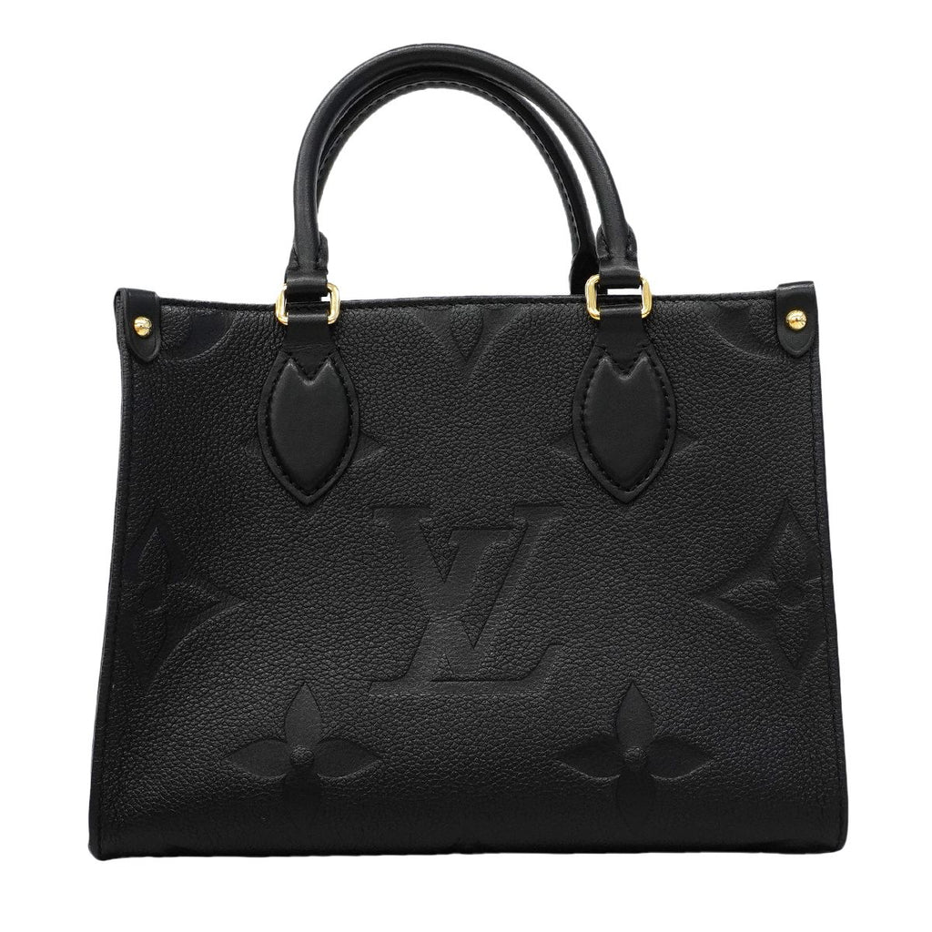 Louis Vuitton Handbag Monogram Empreinte On The Go PM Noir 2-Way — view 8