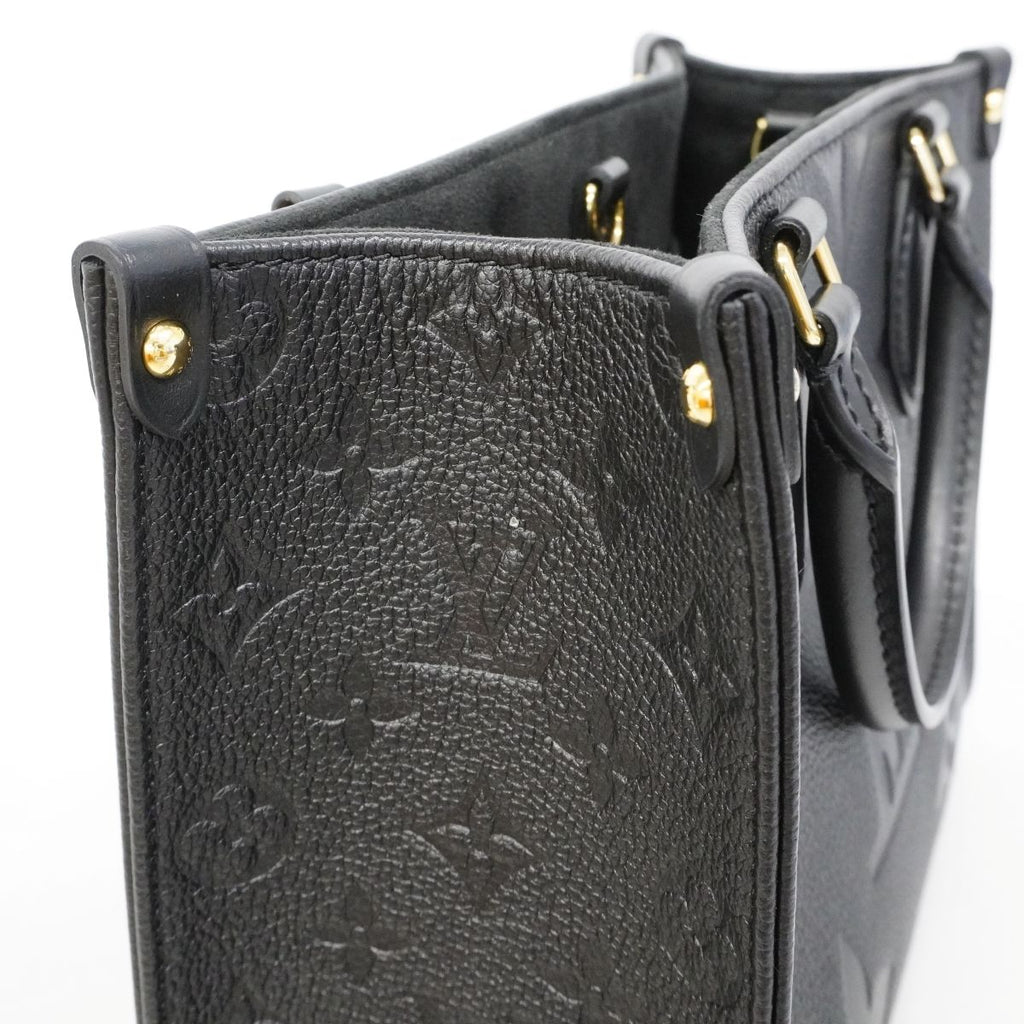 Louis Vuitton Handbag Monogram Empreinte On The Go PM Noir 2-Way — view 6