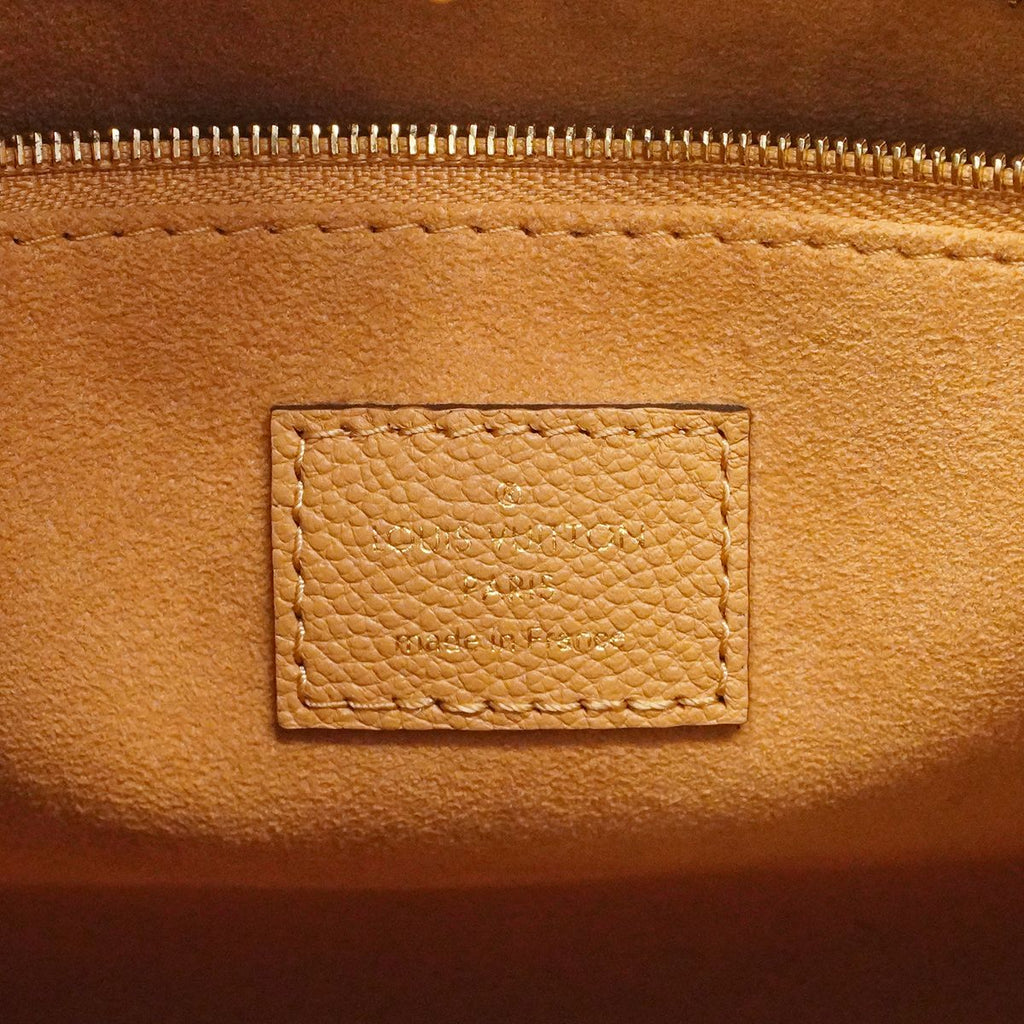 Louis Vuitton Handbag Monogram Empreinte Bicolor On The Go PM Arizona Cream — view 5
