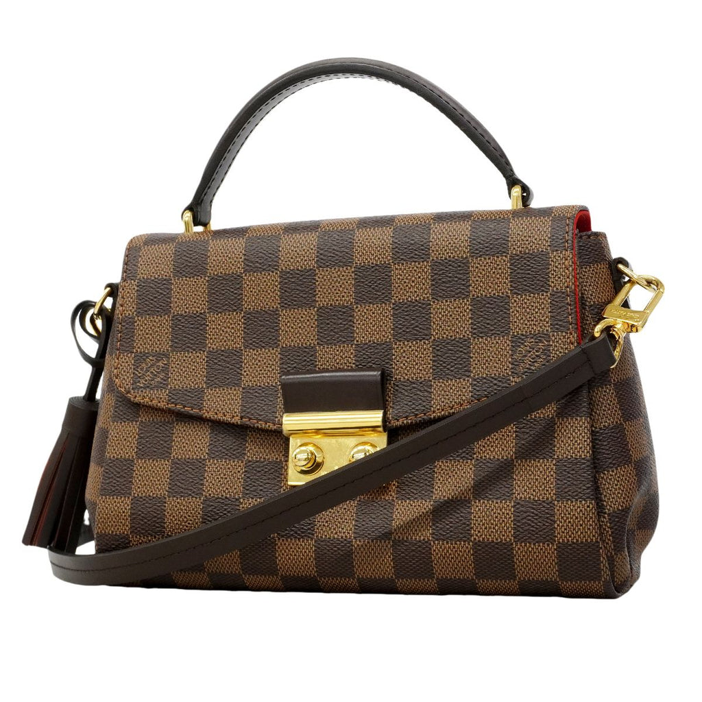 Louis Vuitton Handbag Damier Croisette Ebene 2-Way