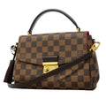 Louis Vuitton Handbag Damier Croisette Ebene 2-Way