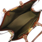 Fendi Tote Zucca Canvas Green Brown Gold 2-Way — view 4