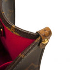 Louis Vuitton Handbag Monogram Giant Reverse On The Go PM Brown 2-Way — view 8