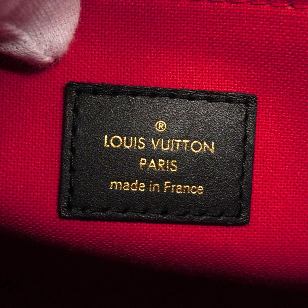 Louis Vuitton Handbag Monogram Giant Reverse On The Go PM Brown 2-Way — view 5
