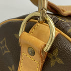 Louis Vuitton Boston Bag Monogram Keepall Bandouliere 60 Brown — view 6