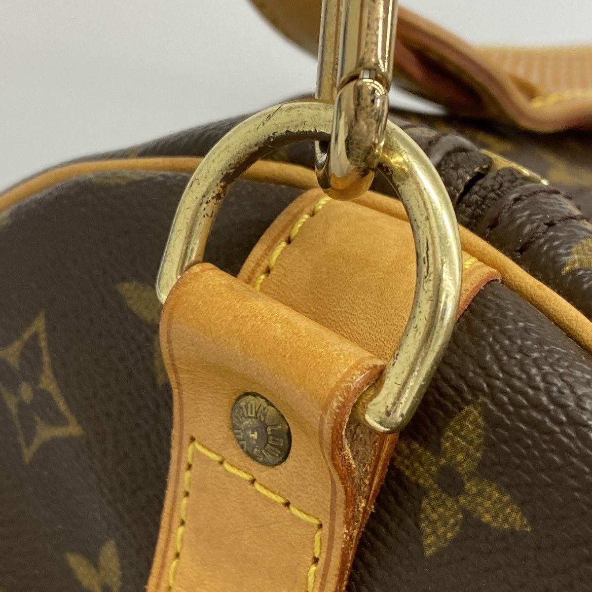 Louis Vuitton Boston Bag Monogram Keepall Bandouliere 60 Brown — view 6