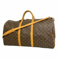 Louis Vuitton Boston Bag Monogram Keepall Bandouliere 60 Brown