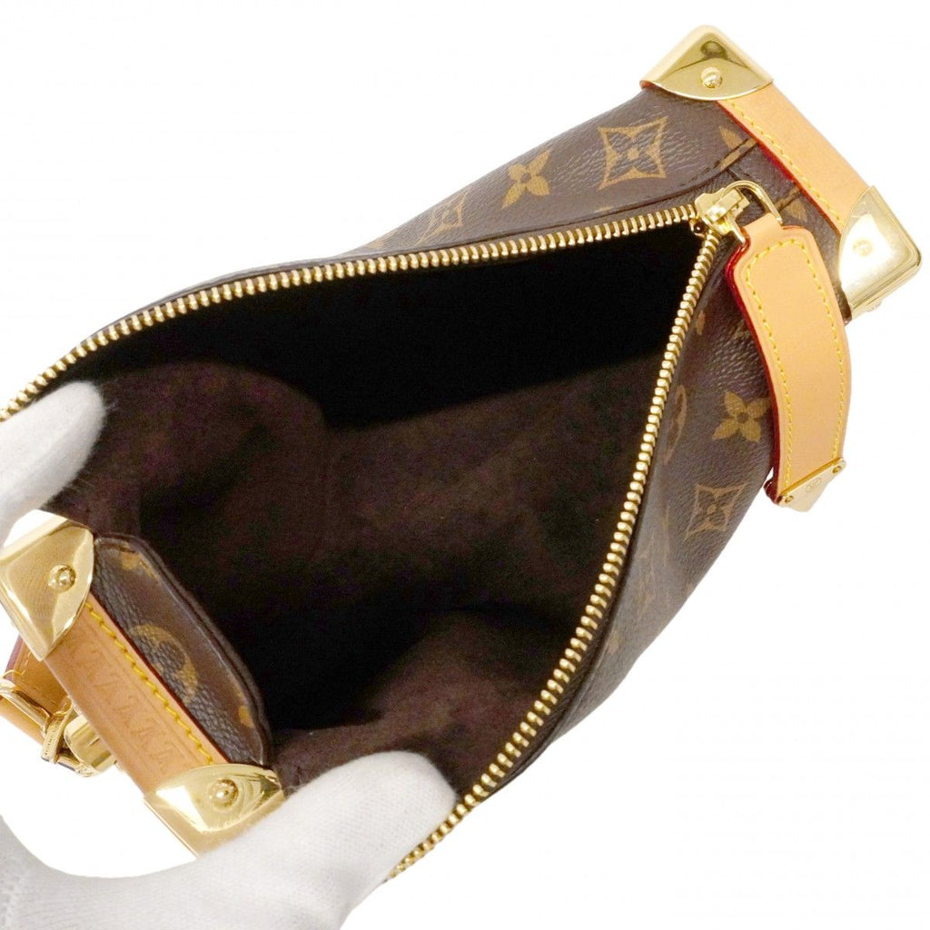Louis Vuitton Handbag Monogram Side Trunk MM Brown 2-Way — view 4