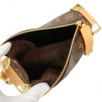 Louis Vuitton Handbag Monogram Side Trunk MM Brown 2-Way — view 4