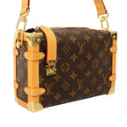Louis Vuitton Handbag Monogram Side Trunk MM Brown 2-Way — view 2