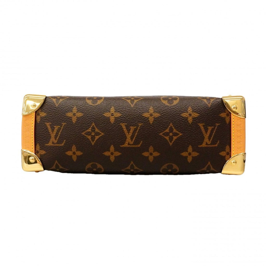 Louis Vuitton Handbag Monogram Side Trunk MM Brown 2-Way — view 3