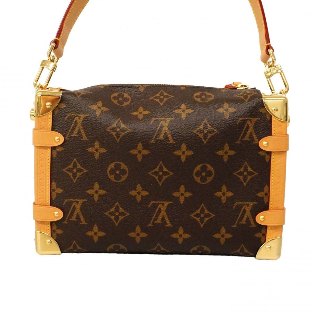 Louis Vuitton Handbag Monogram Side Trunk MM Brown 2-Way — view 8