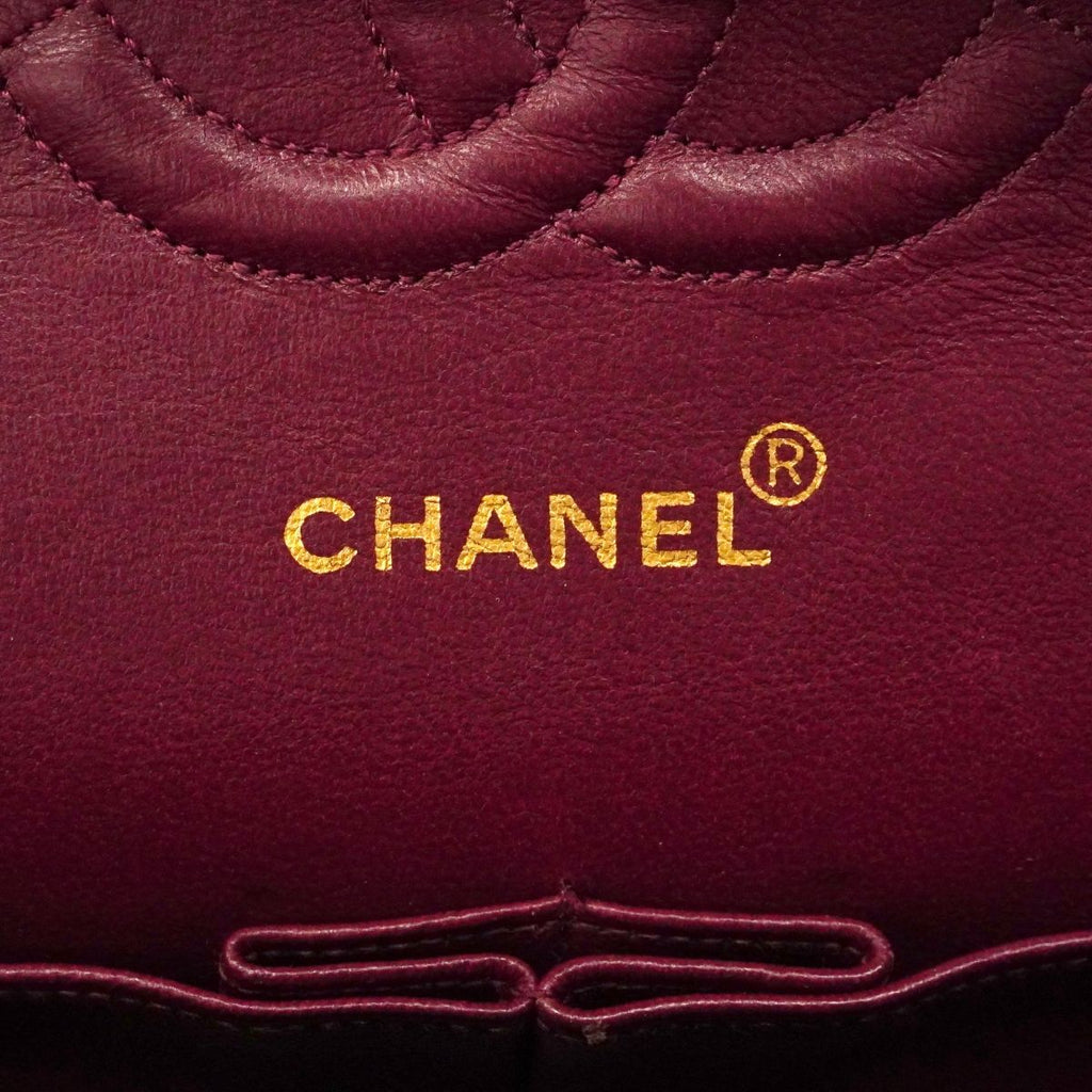 Chanel Shoulder Bag Quilted Lambskin Black Gold — view 5