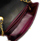 Chanel Shoulder Bag Diana Lambskin Black Gold — view 4