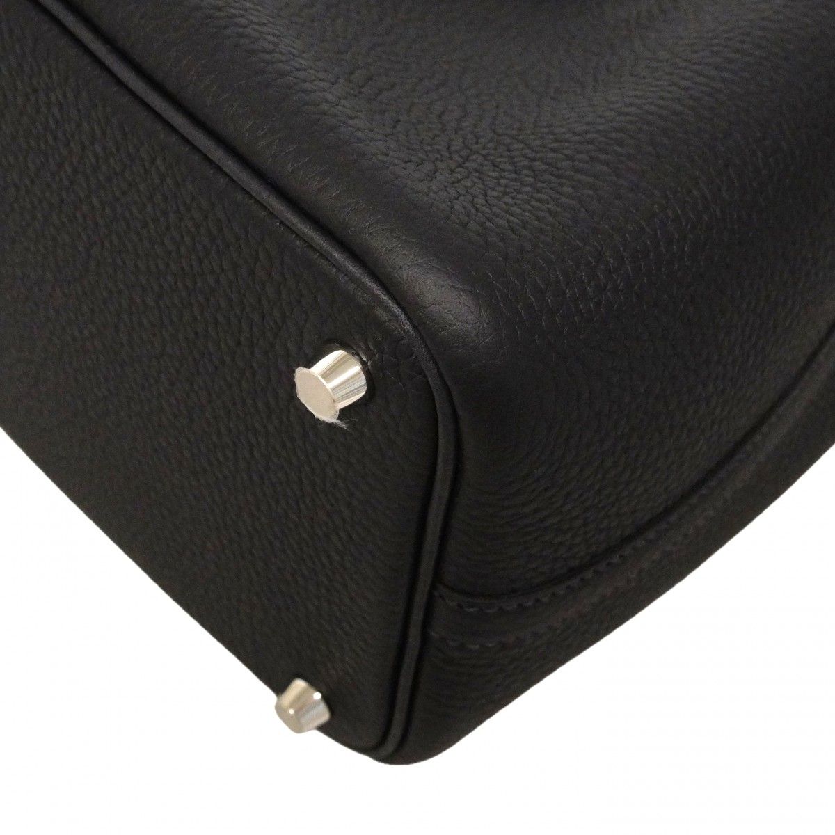 Hermes Handbag Picotin Lock Eclat PM Taurillon Clemence Blue Nuit Thailand — view 6