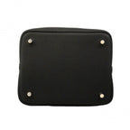 Hermes Handbag Picotin Lock MM Taurillon Clemence Black Silver — view 3