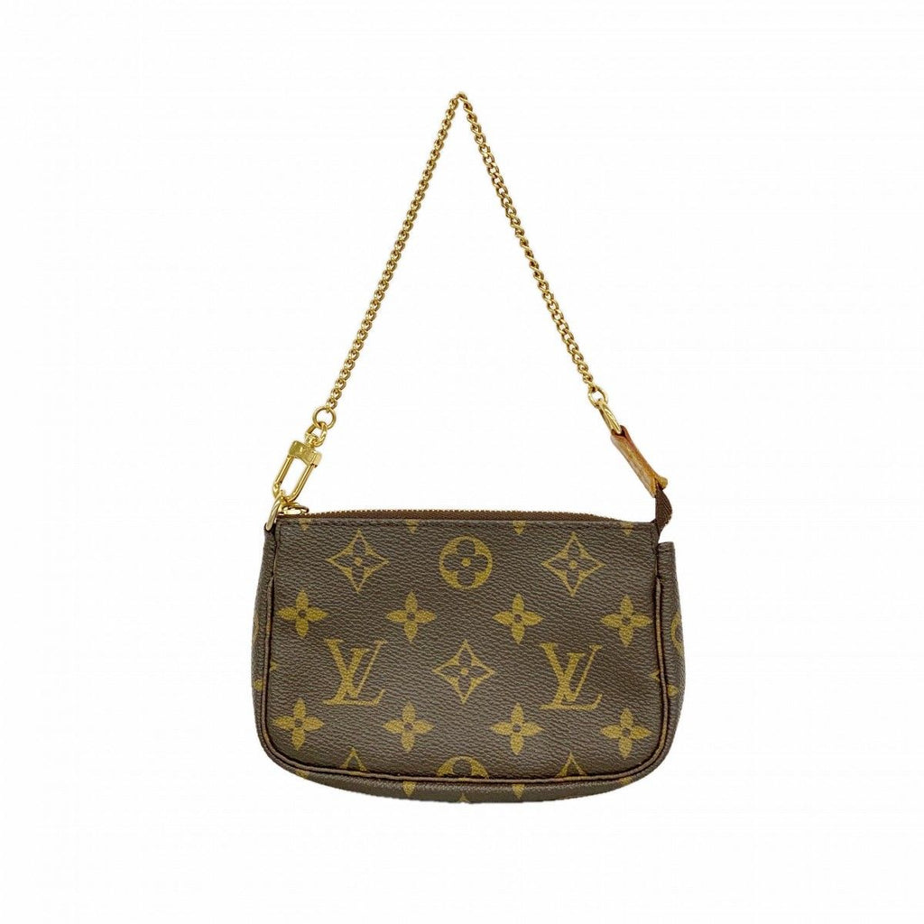 Louis Vuitton Pouch Monogram Mini Pochette Brown