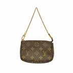 Louis Vuitton Pouch Monogram Mini Pochette Brown