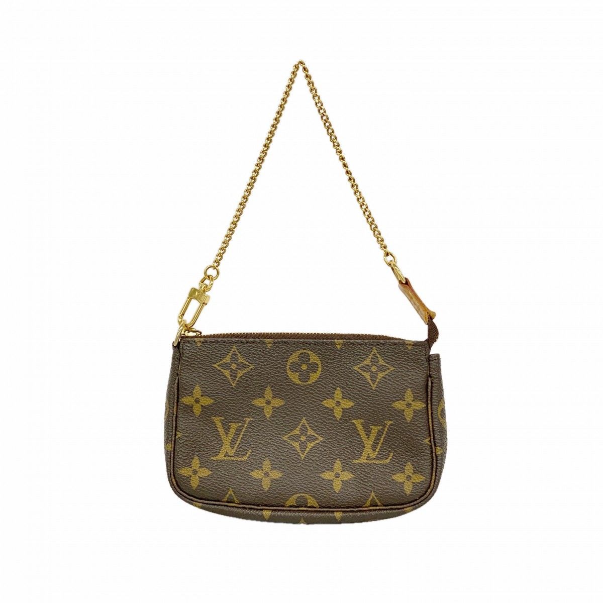 Louis Vuitton Pouch Monogram Mini Pochette Brown