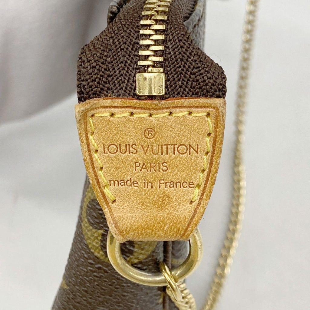 Louis Vuitton Pouch Monogram Mini Pochette Brown — view 5