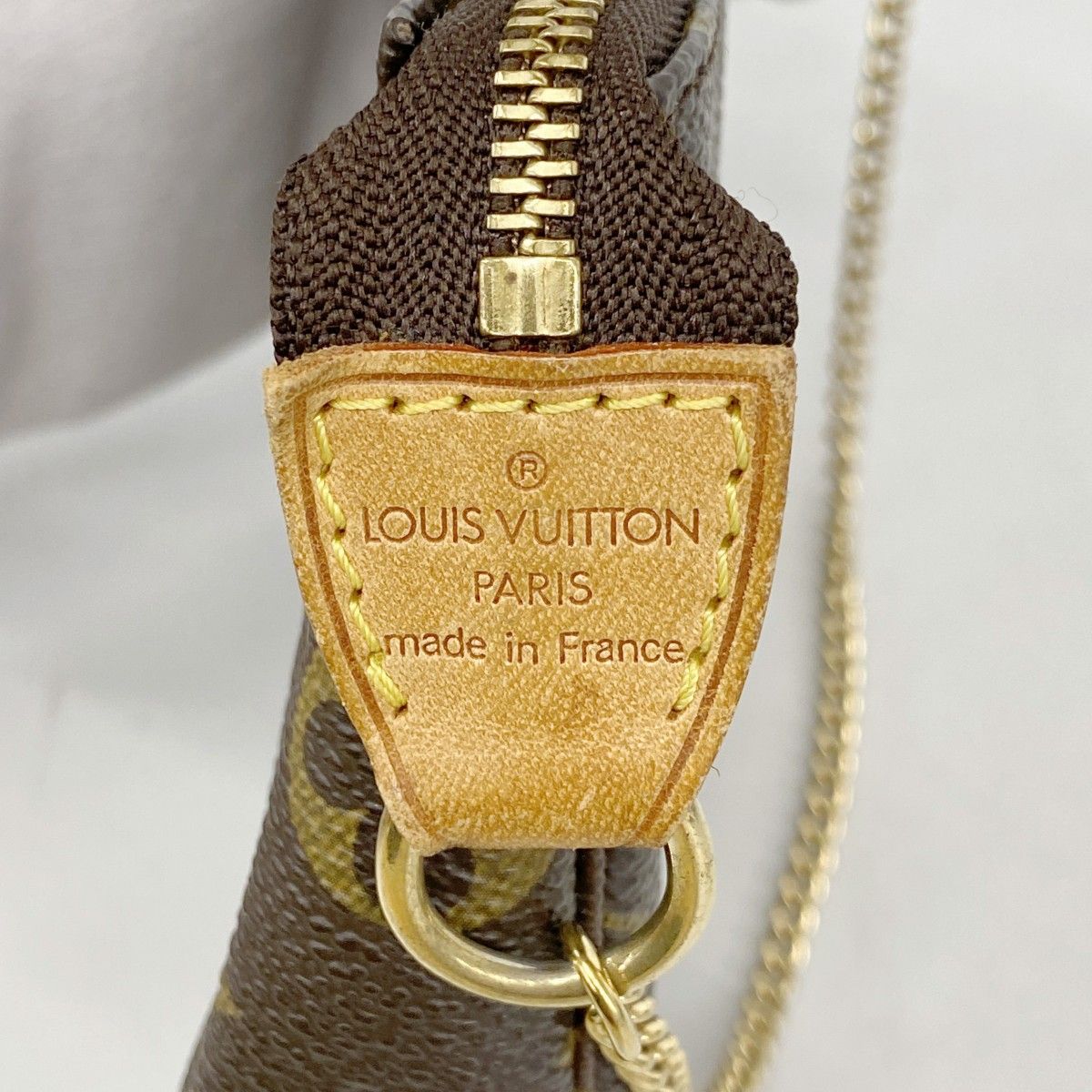 Louis Vuitton Pouch Monogram Mini Pochette Brown — view 5