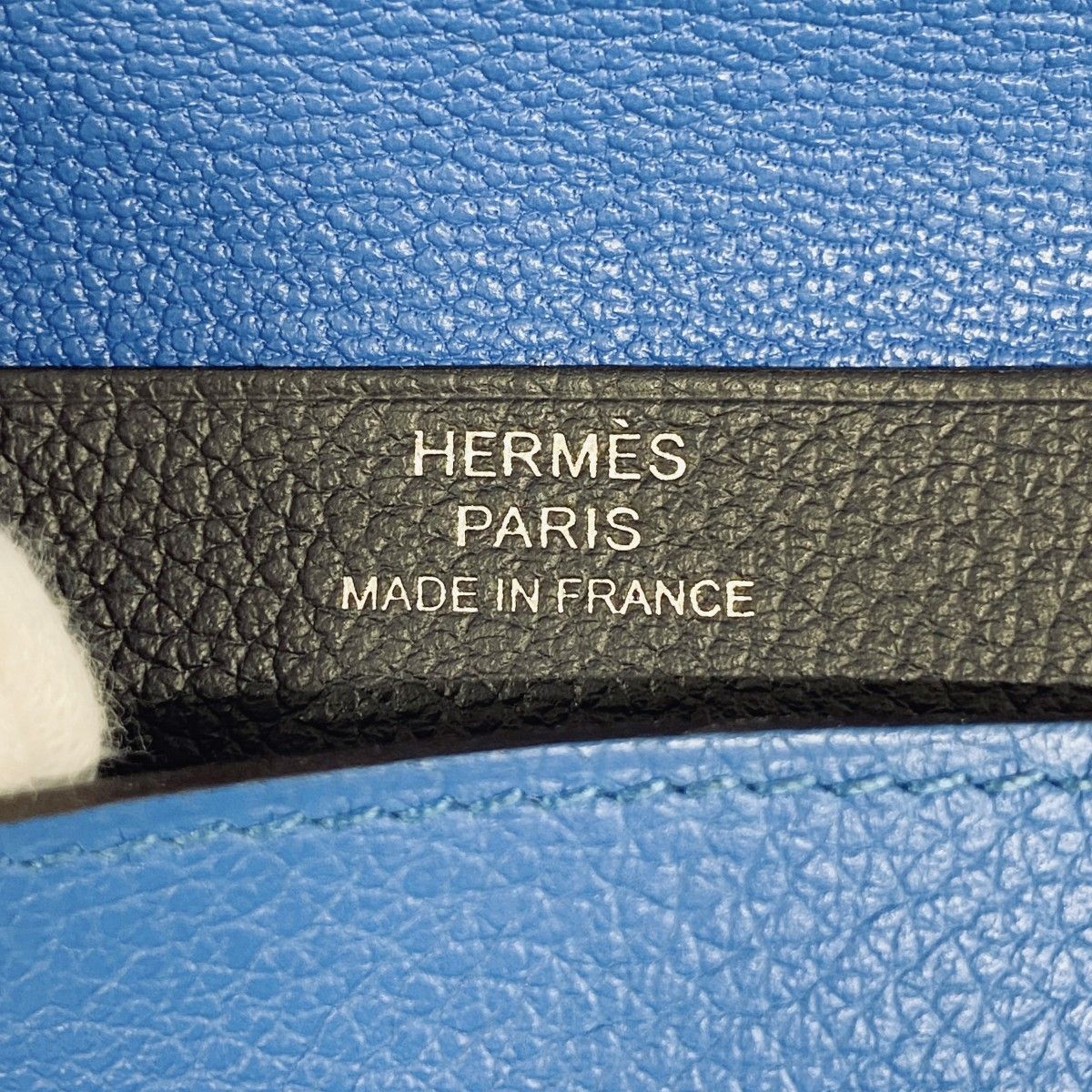 Hermes Card Case Color New Blue Hydra Silver — view 4