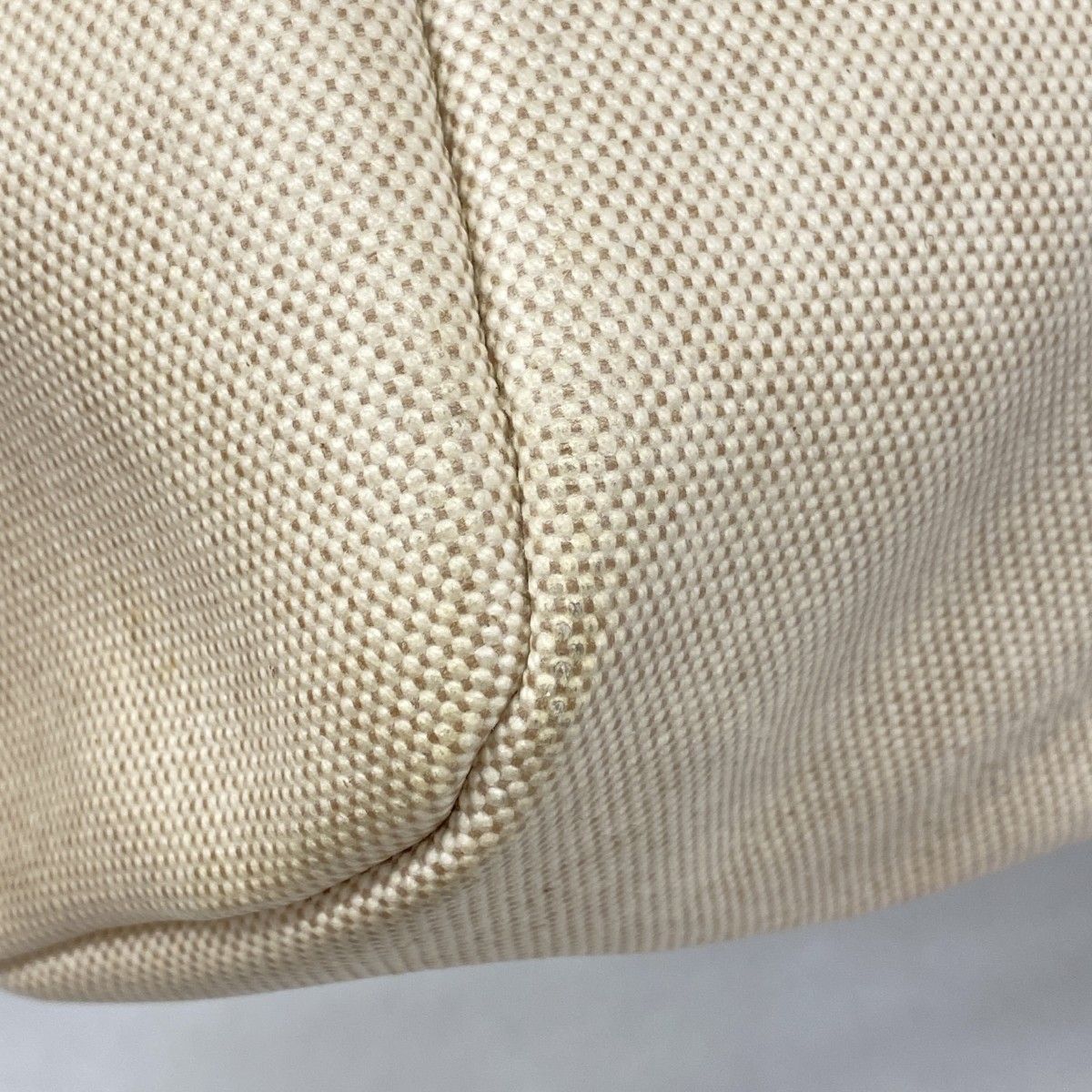 Hermes Handbag Herbag MM Toile Ash Natural Silver 2-Way — view 6