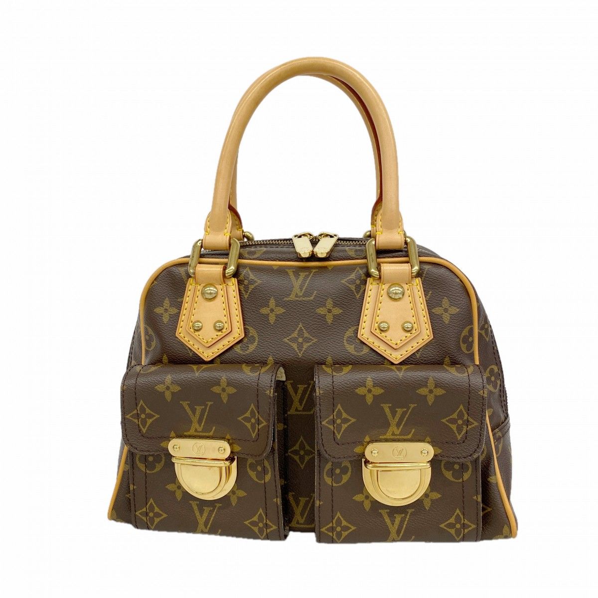 Louis Vuitton Handbag Monogram Manhattan PM Brown