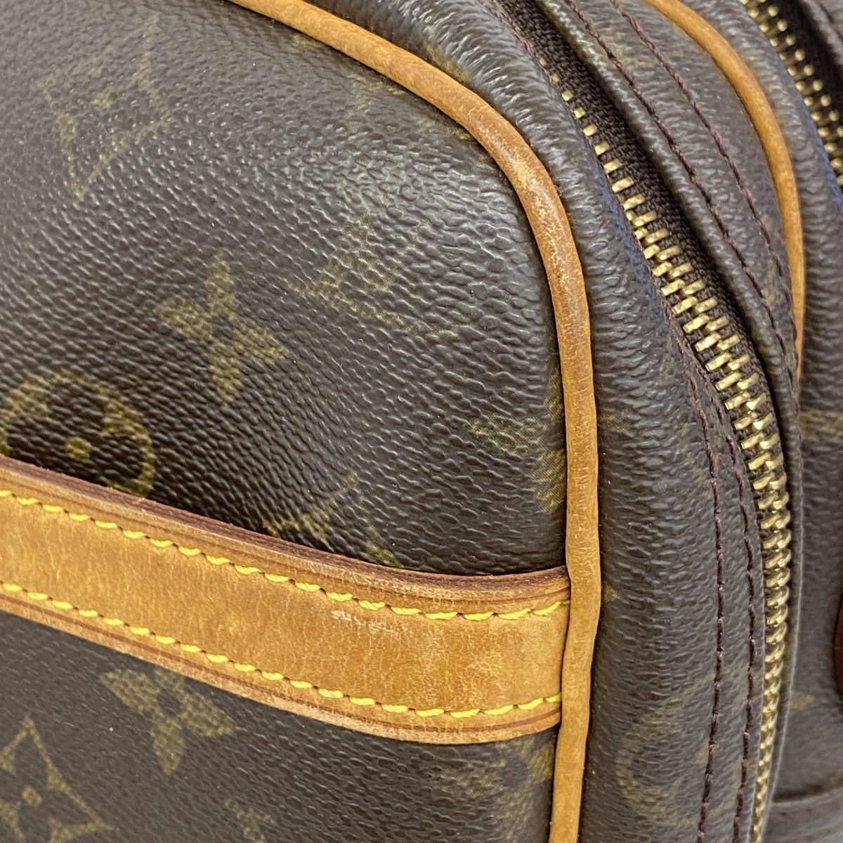 Louis Vuitton Shoulder Bag Monogram Reporter PM Brown — view 6