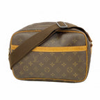 Louis Vuitton Shoulder Bag Monogram Reporter PM Brown