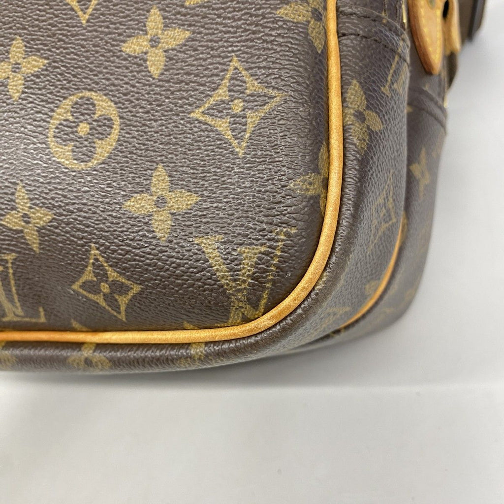 Louis Vuitton Shoulder Bag Monogram Reporter PM Brown — view 7