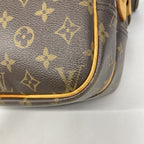 Louis Vuitton Shoulder Bag Monogram Reporter PM Brown — view 7