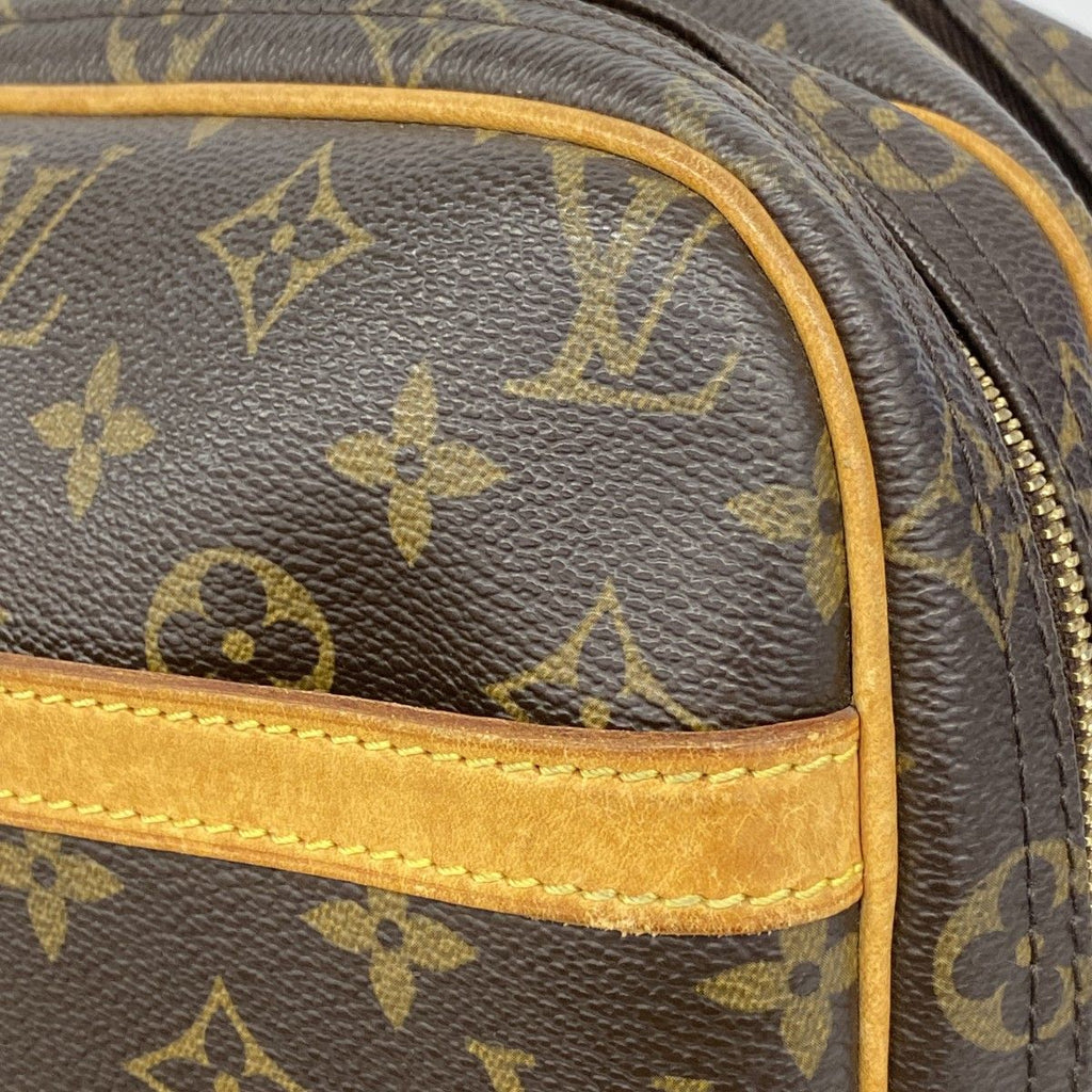 Louis Vuitton Shoulder Bag Monogram Reporter PM Brown — view 6