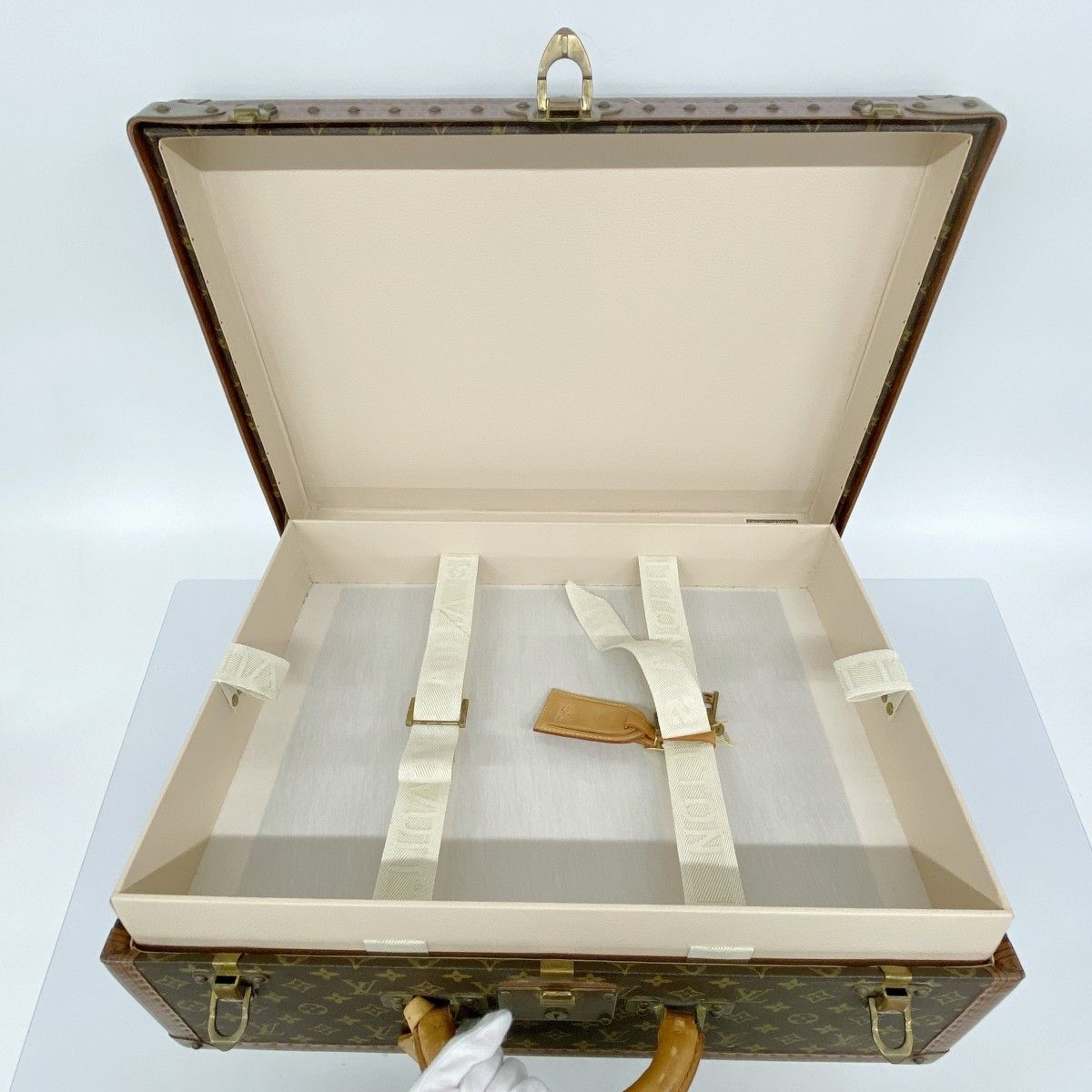 Louis Vuitton Trunk Case Monogram Alzer 55 Brown — view 4