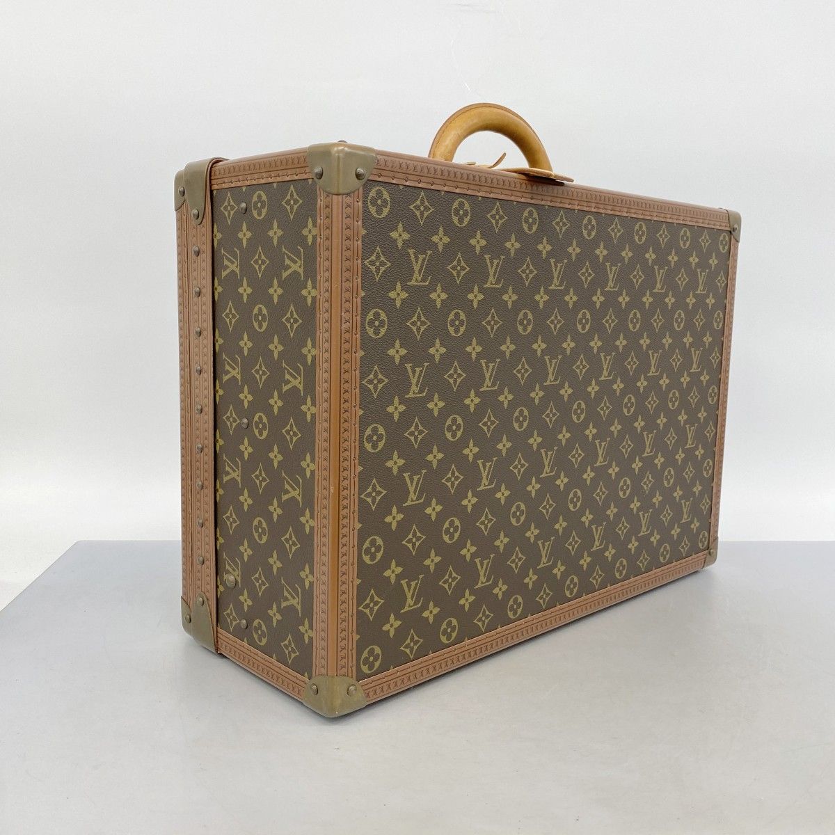 Louis Vuitton Trunk Case Monogram Alzer 55 Brown — view 2