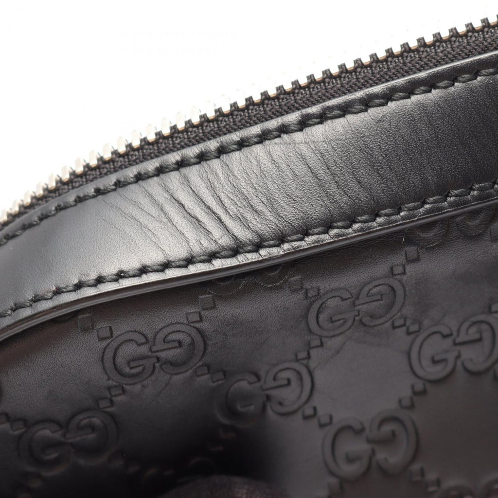 Gucci Briefcase Guccissima 2-Way Black Leather — view 5