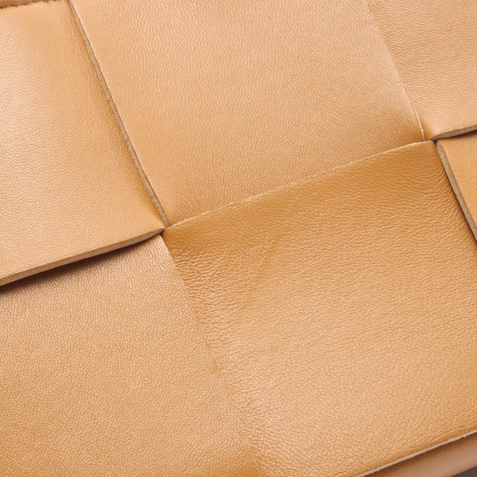 Bottega Veneta Tote Mini Arco 2-Way Camel Leather Maxi Intrecciato — view 6
