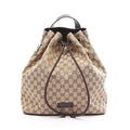 Gucci Backpack GG Canvas Beige Brown