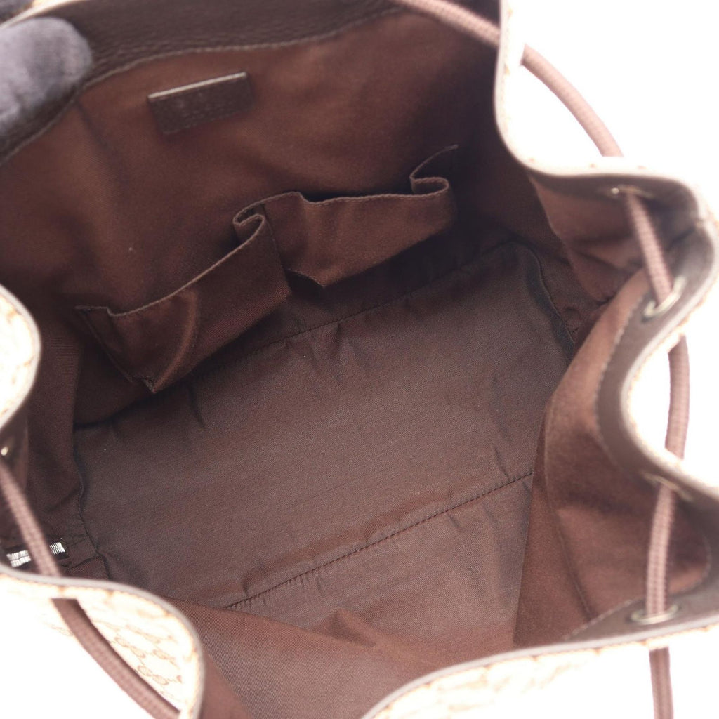 Gucci Backpack GG Canvas Beige Brown — view 3