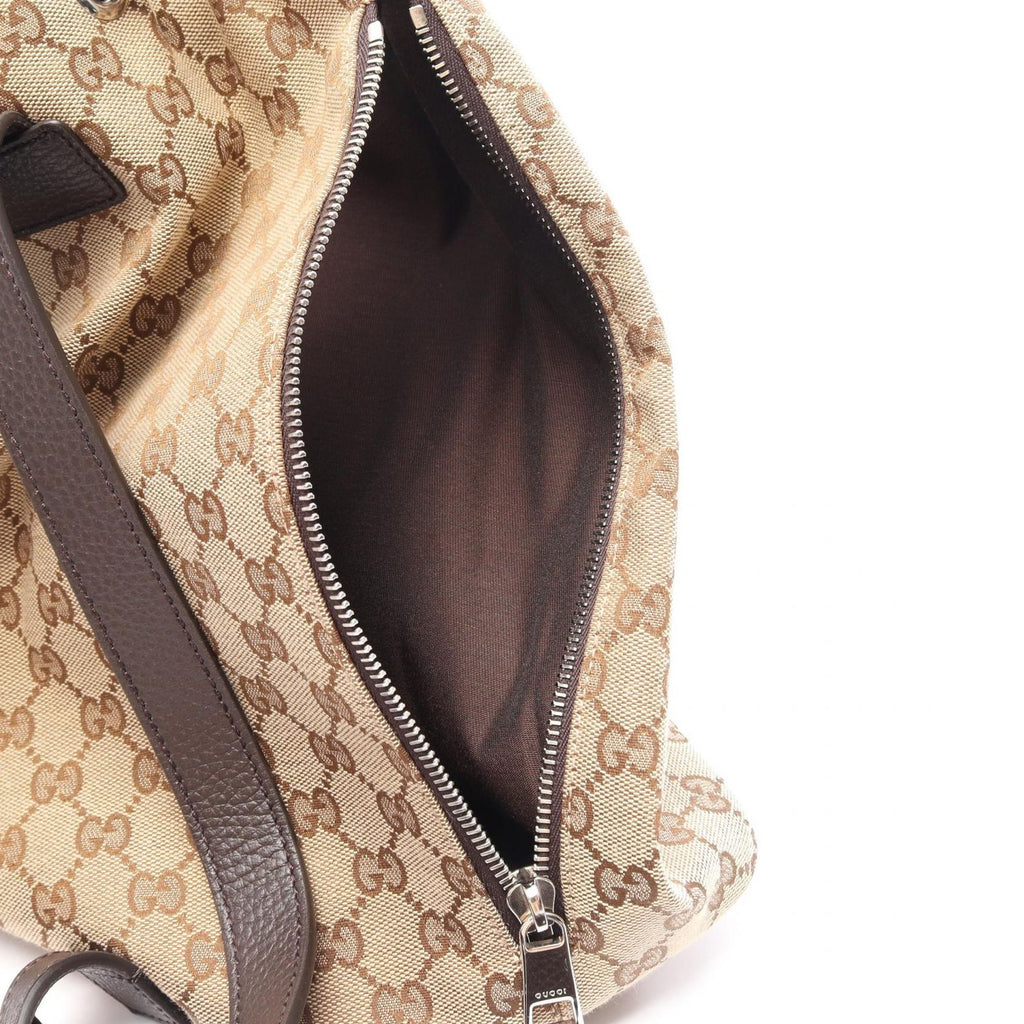 Gucci Backpack GG Canvas Beige Brown — view 8