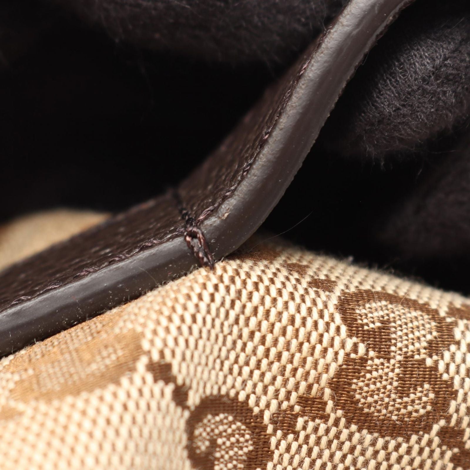 Gucci Backpack GG Canvas Beige Brown — view 6