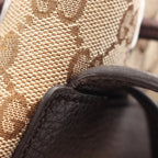 Gucci Backpack GG Canvas Beige Brown — view 7