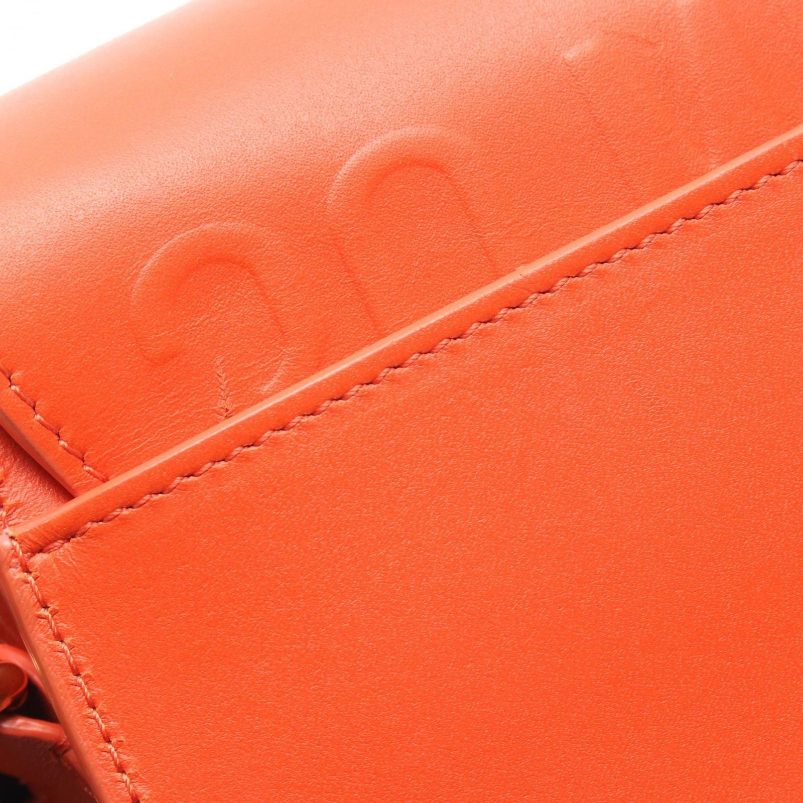 Dior Shoulder Bag Bobby East West Orange Leather — view 9
