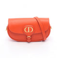 Dior Shoulder Bag Bobby East West Orange Leather