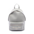Dior Backpack Rider Gray White Leather