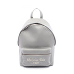 Dior Backpack Rider Gray White Leather