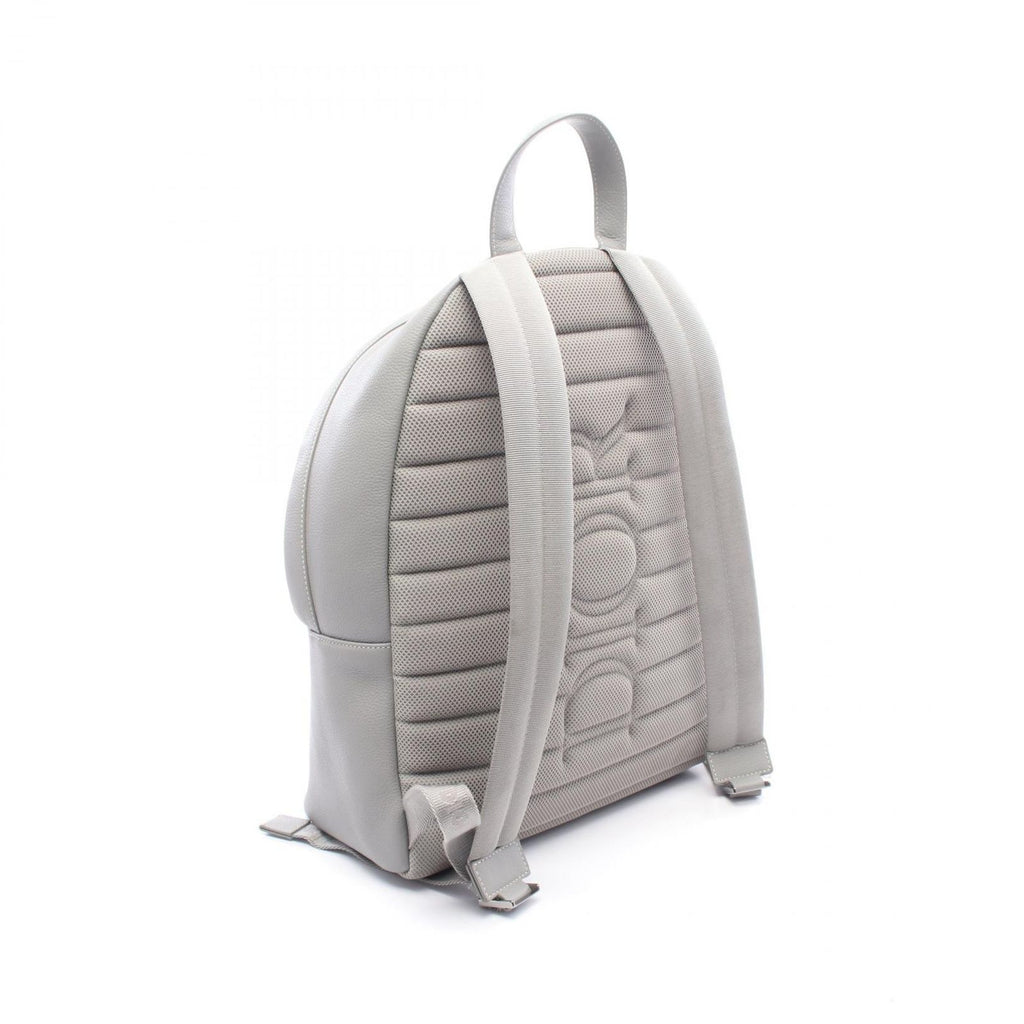 Dior Backpack Rider Gray White Leather — view 2