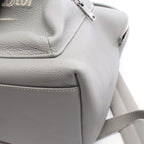Dior Backpack Rider Gray White Leather — view 7