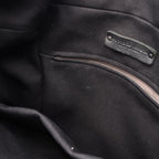 Bottega Veneta Backpack Intrecciato Black Gray White Canvas Leather — view 5